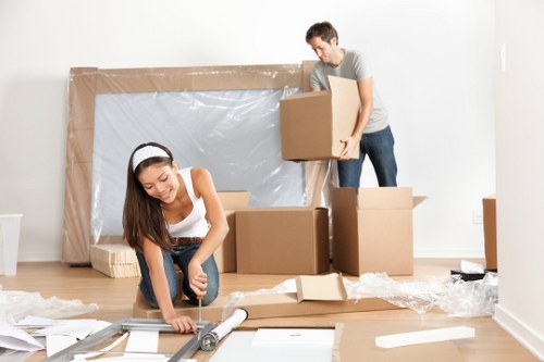 Customer raising a complaint in a storage service office