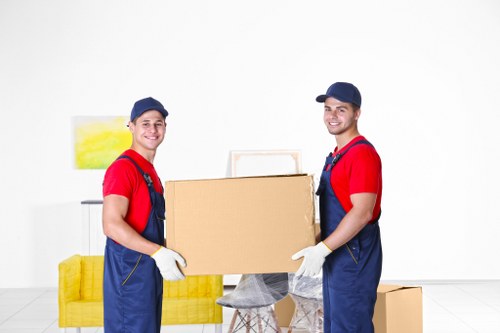 Office packing services in Monkenhadley with organized cartons and equipment