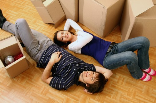 Moving day preparation for a Monkenhadley apartment