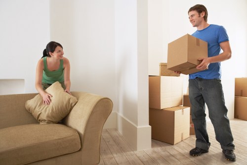 A clean and organized space created with storage planning